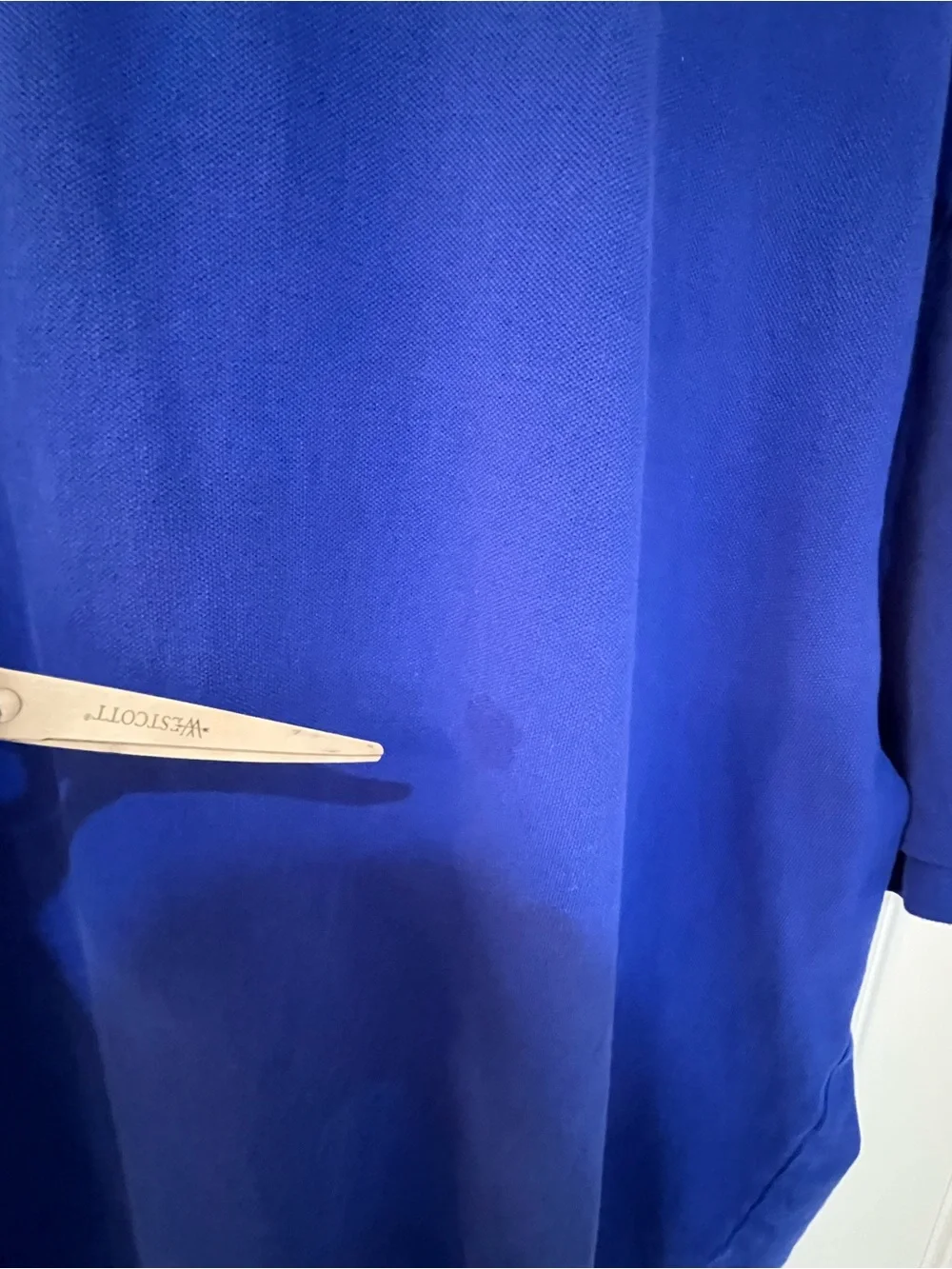 Polo Ralph Lauren Mens 2XB Blue Pique Cotton Classic Fit Short Sleeve Polo Shirt